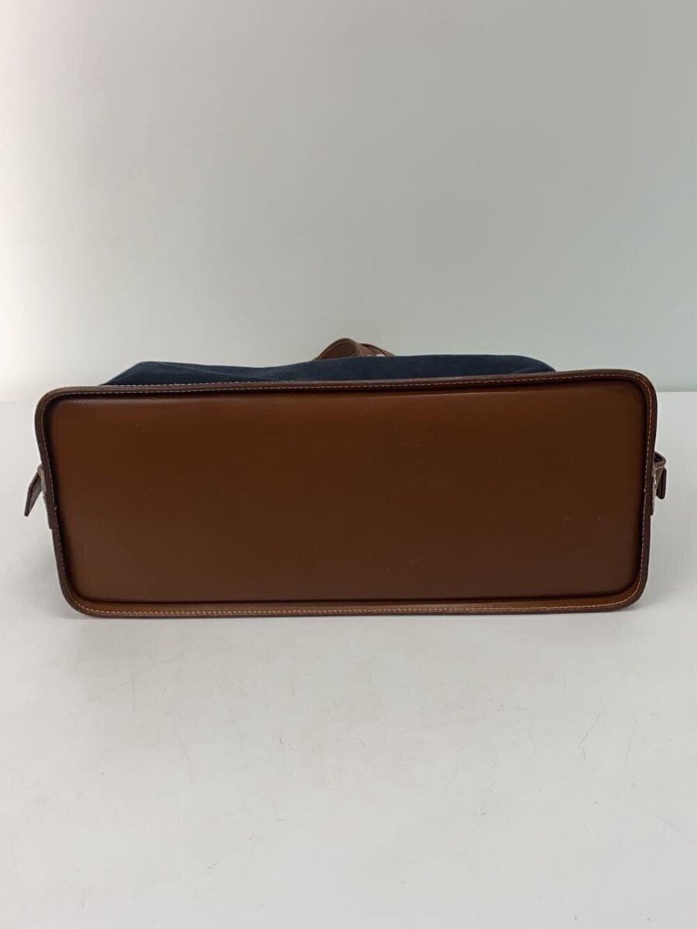 Celine canvas leather shoulder bag canvas body tan leather - Picture 4 of 7